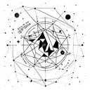 Sirius constellation with dainty "always" quote from Harry Potter tattoo design idea