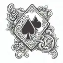 cards poker card tattoo design idea