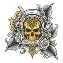 invictus tattoo design idea