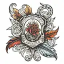 invictus tattoo design idea