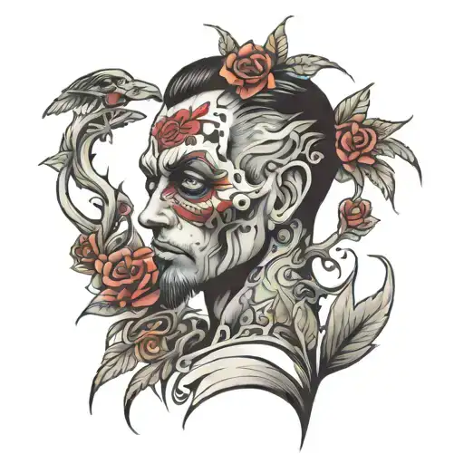 childhood trauma caused by stepfather   tattoo design idea