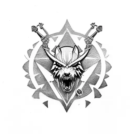 witcher tattoo design idea