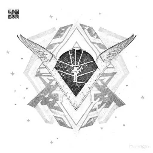 Bts army logo with moon tattoo design idea