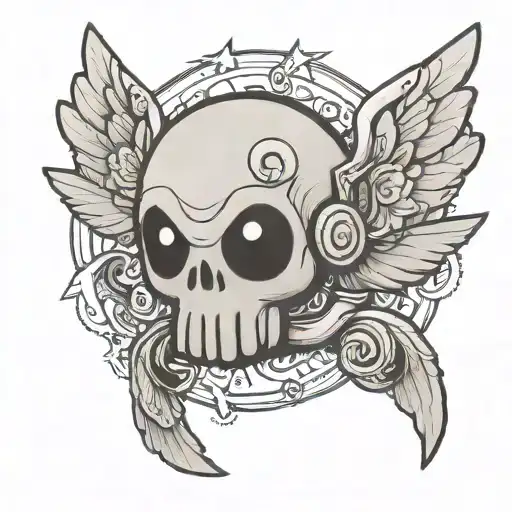 the binding of isaac tattoo angle wings  tattoo design idea