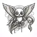 the binding of isaac tattoo angle wings  tattoo design idea
