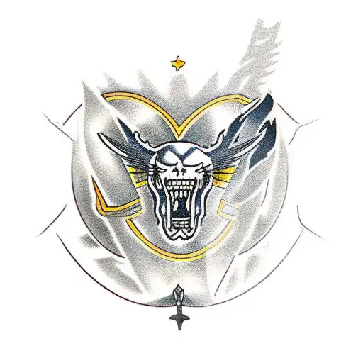 Roman Reigns vs John Cena tattoo design idea