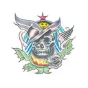 even darkness must pass tattoo design idea