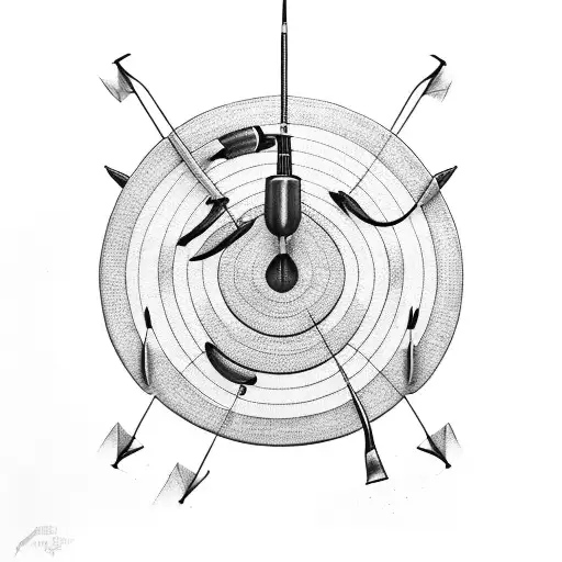 archery tattoo design idea