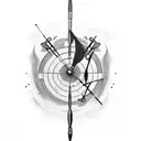 archery tattoo design idea