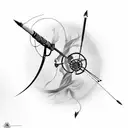 archery tattoo design idea