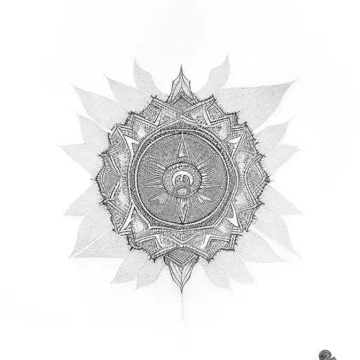 surya name tattoo design idea
