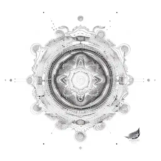 surya tattoo design idea