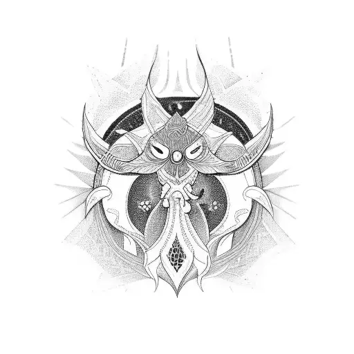 surya tattoo design idea