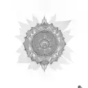 surya name tattoo design idea