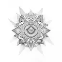 surya tattoo design idea