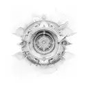 surya tattoo design idea