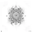 surya tattoo design idea