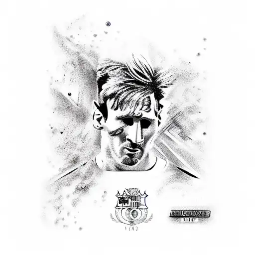 messi tattoo design idea