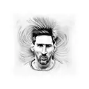 messi tattoo design idea