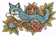 Bluey   tattoo design idea