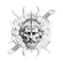 Stoic symbolism with Icarus tattoo design idea