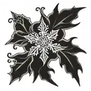 Bella Snowflake tattoo design idea