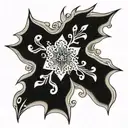 Bella Snowflake tattoo design idea
