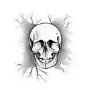 Tree of Life and a skull tattoo design idea