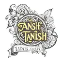 tanish name tattoo design idea