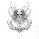 danger tattoo design idea