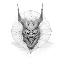 danger tattoo design idea