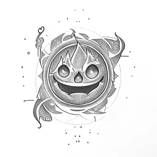 calcifer tattoo design idea