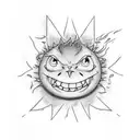 calcifer tattoo design idea