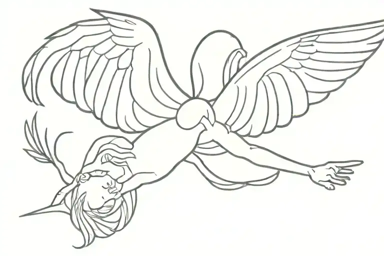 icarus tattoo design idea