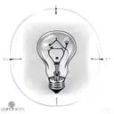 lightbulb tattoo design idea