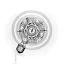 lightbulb tattoo design idea