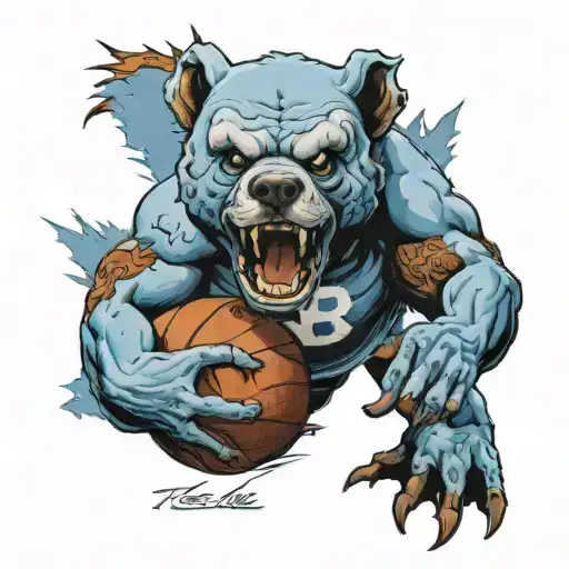 Carolina Tar Heels basketball, Chicago bears  tattoo design idea