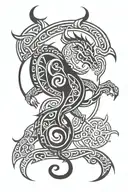 Capricorn symbol tattoo design idea