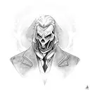 Dracula tattoo design idea