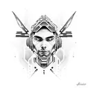 cyberpunk edgerunners tattoo design idea