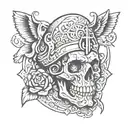 fuck iraq tattoo design idea