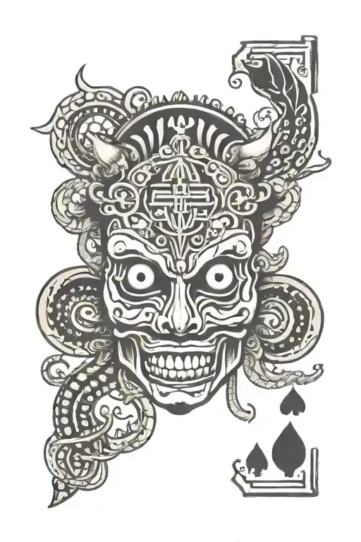 Exodia cards mixed tattoo design idea