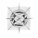 square doesn't fit the circle tattoo design idea