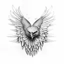 Gonzalez with eagle claw tattoo design idea