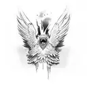 Gonzalez with eagle claw tattoo design idea