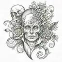 immortality  tattoo design idea