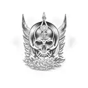 Saint micheal tattoo design idea