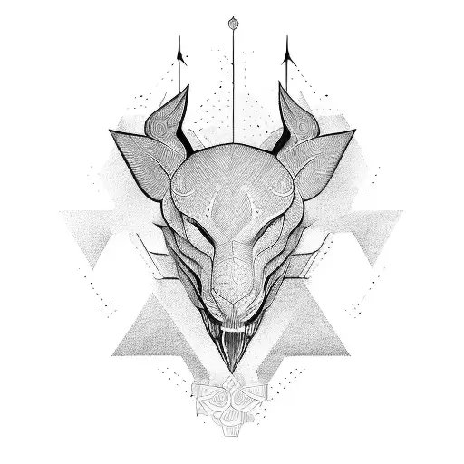Symbol of strength and resilience tattoo design idea