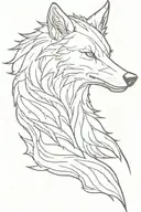wolf Fenrir tattoo design idea