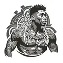 NBA Youngboy tattoo design idea